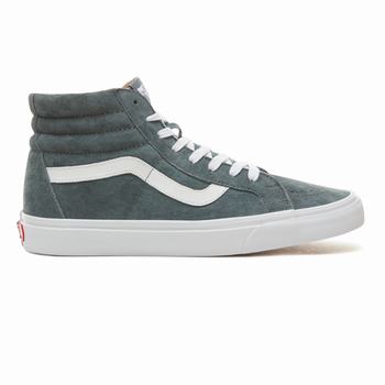 Férfi Vans Suede Sk8-Hi Reissue Magasszárú Cipő VA8574109 Fehér